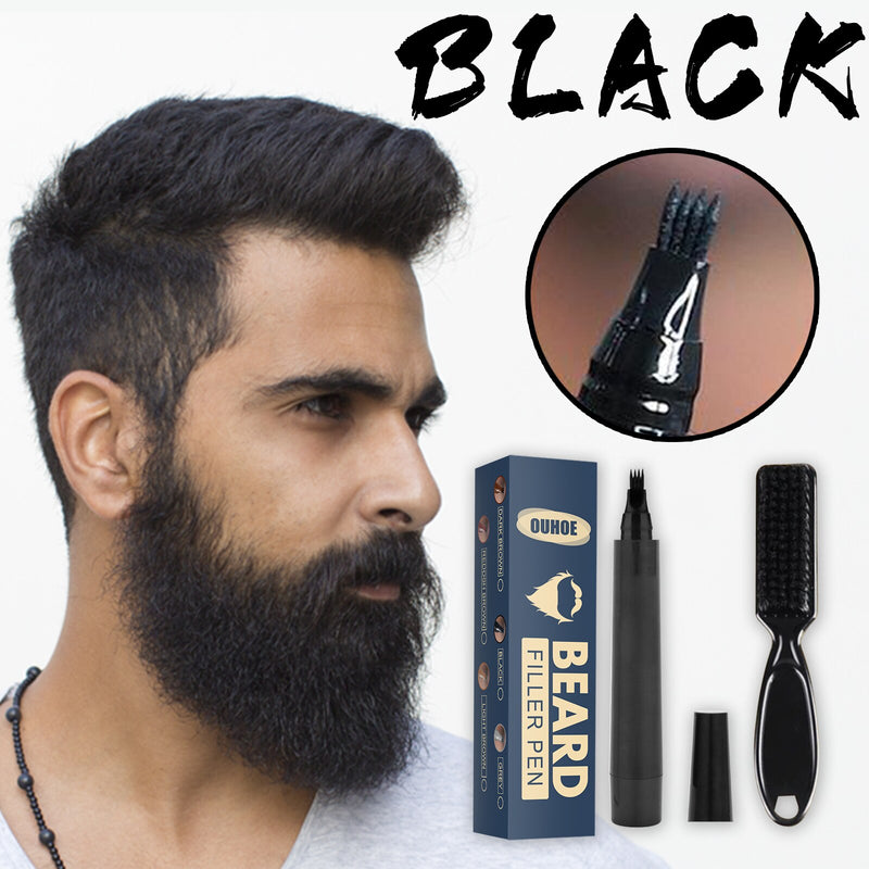 Kit Caneta MaxiBarba® + Escova  para preenchimento natural da barba